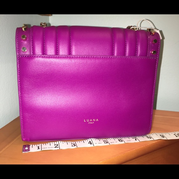 ⭐️⭐️⭐️4X HOST PICK⭐️⭐️⭐️⭐️ NWT Authentic Luana Italy Stud Cross/Clutch - Picture 3 of 16